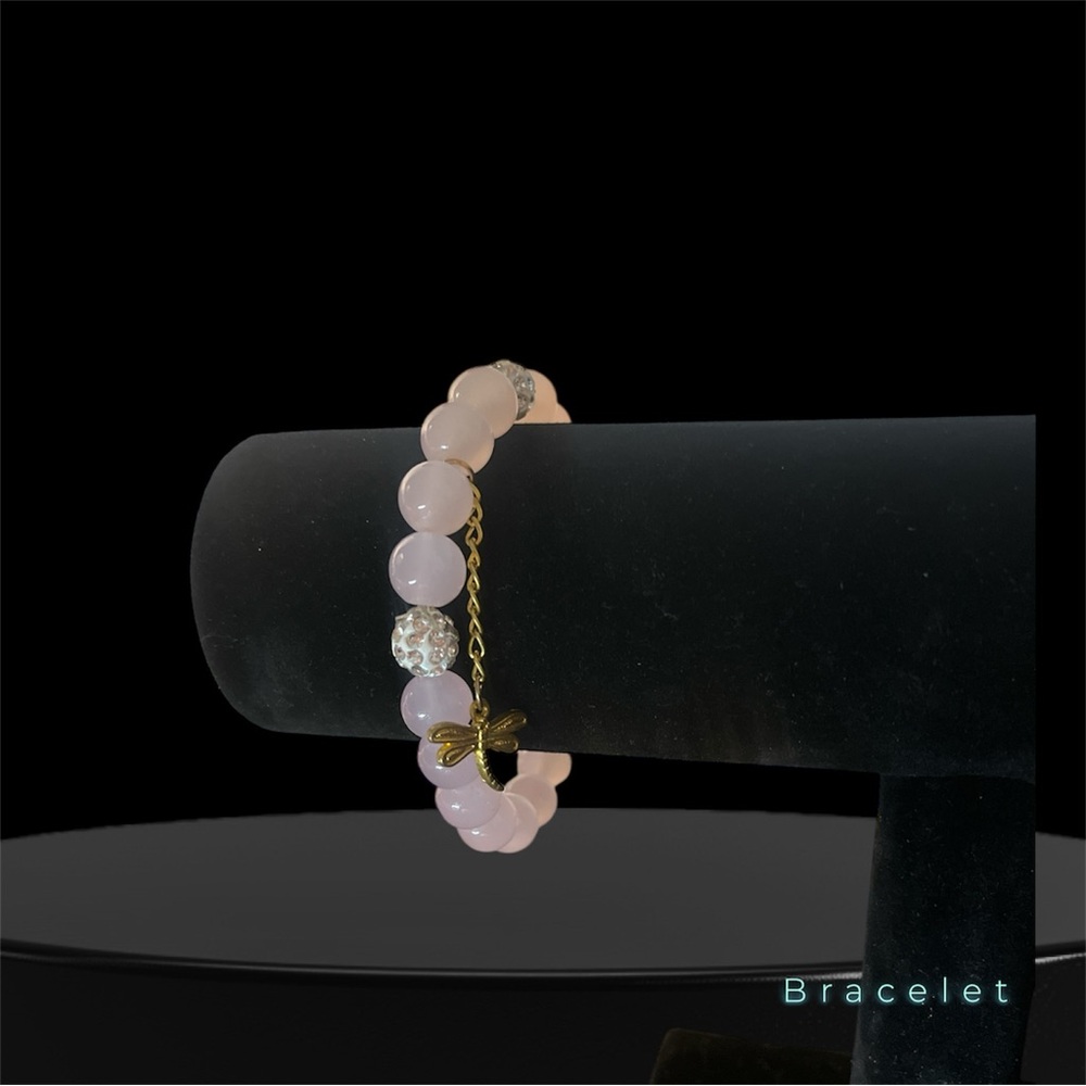 Rose Quartz Beaded Bracelet